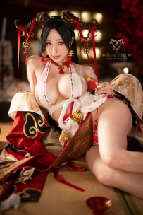 #HaneAme雨波_Vol.305_Lustful_Goat_Miko_邪羊巫女_[88P-507MB]